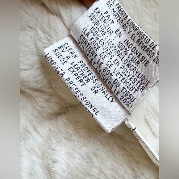 Colebrook & Co Suede Shearling Coat with Hood/ size S - Picture 8 of 12